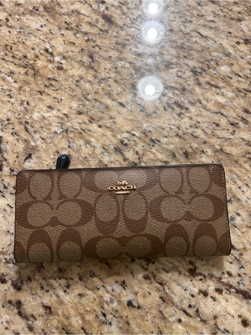 COACH Signature Wallet in Brown